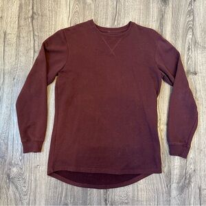 Men’s Cotton On Burgundy Crew Neck Sweatshirt